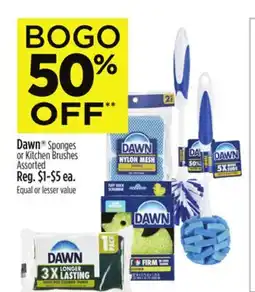 Dollar General Dawn Sponges or Kitchen Brushes offer