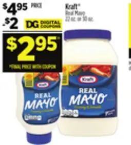 Dollar General Kraft Real Mayo offer