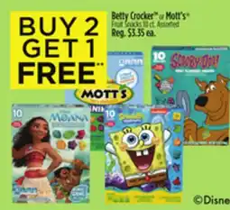 Dollar General Betty Crocker or Mott's Fruit Snacks offer