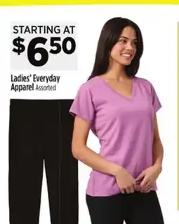 Dollar General Ladies' Everyday Apparel offer