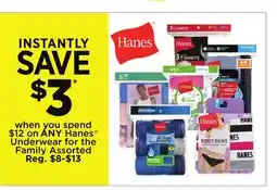 Dollar General Hanes Underwear for the Family offer