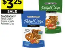 Dollar General Snack Factory Pretzel Crisps offer