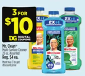 Dollar General Mr. Clean Multi-Surface Cleaner offer