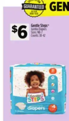 Dollar General Gentle Steps Jumbo Diapers offer