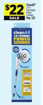 Dollar General CleanAll 2-in-1 Extendable Power Scrubber offer
