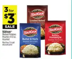 Dollar General Idahoan Mashed Potatoes Pouches offer