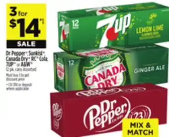 Dollar General Dr Pepper , Sunkist , Canada Dry , RC Cola, 7UP or A&W offer
