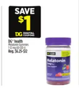 Dollar General DG health Melatonin Gummies offer