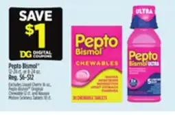 Dollar General Pepto Bismol 12-24 ct. or 8-24 oz offer