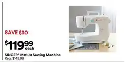 Michaels SINGER M1500 Sewing Machine offer