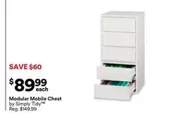 Michaels Modular Mobile chest by Simply Tidy offer