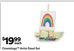 Michaels creatology Artist Easel Set offer