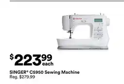 Michaels SINGEr C5950 Sewing Machine offer