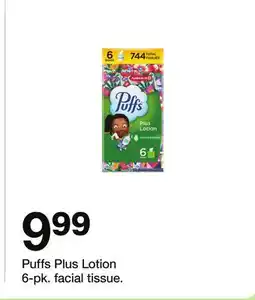 Target Puffs Plus Lotion 6-pk. facial tissue offer