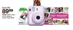 Target Fujifilm instax mini 12 camera bundle offer