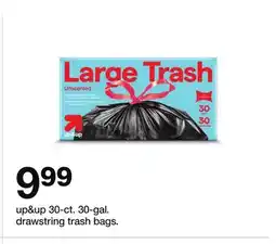Target up&up 30-ct. 30 - gal. drawstring trash bags offer