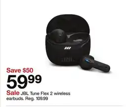 Target JBL Tune Flex 2 wireless earbuds offer