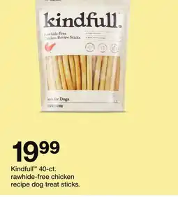 Target Kindfull 40-ct. rawhide-free chicken recipe dog treat sticks offer