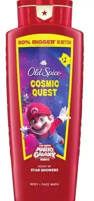 Target Old Spice x Super Mario Galaxy 24-fl.-oz. body wash offer