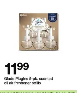 Target Glade PlugIns 5-pk. scented oil air freshener refills offer