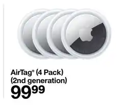 Target AirTag (4 Pack) (2nd generation) offer
