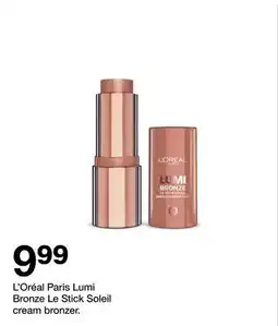 Target L'Oréal Paris Lumi Bronze Le Stick Soleil cream bronzer offer
