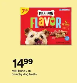 Target Milk-Bone 7-lb. crunchy dog treats offer