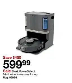 Target Shark PowerDetect 2-in-1 robotic vacuum & mop offer
