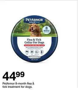 Target PetArmor 8-month flea & tick treatment for dogs offer