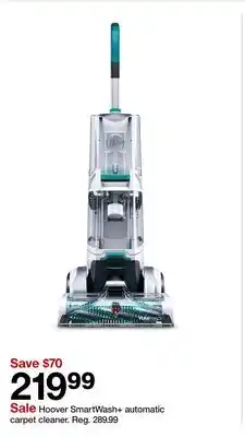 Target Hoover SmartWash + automatic carpet cleaner offer