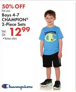 Boscov's Boys 4-7 CHAMPION 2-Piece Sets offer