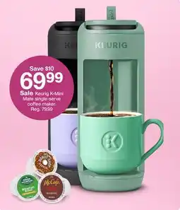 Target Keurig K-Mini Mate single-serve coffee maker offer