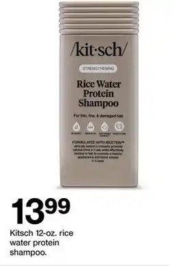 Target Kitsch 12-oz. rice water protein shampoo offer