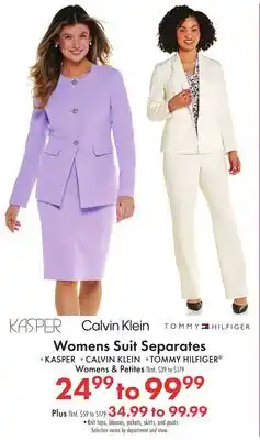 Boscov's Womens Suit Separates offer