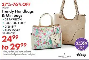 Boscov's Trendy Handbags & Minibags offer