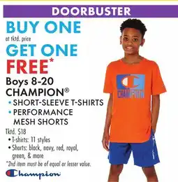 Boscov's Boys 8-20 CHAMPION offer