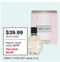 CVS JIMMY CHOO EDT spray 2 oz offer