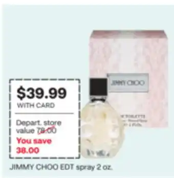 CVS JIMMY CHOO EDT spray 2 oz offer