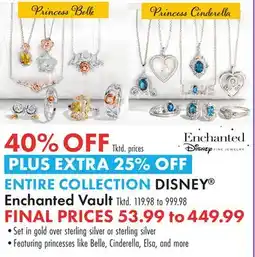 Boscov's DISNEY Enchanted Vault offer