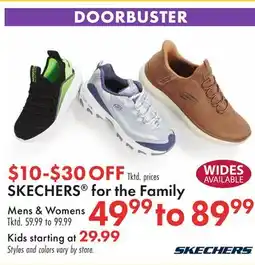 Boscov's SKECHERS for the Family Mens & Womens offer