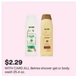 CVS ALL Betres shower gel or body wash offer