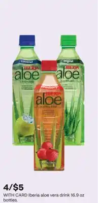CVS Iberia aloe vera drink 16.9 oz bottles offer