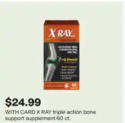 CVS X RAY triple action bone support supplement offer