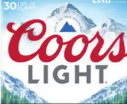 Target Select Coors & more 30-pk. beer offer