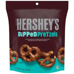 Walgreens Milk and Dark Chocolate Covered Dipped Pretzels Bag Milk and Dark Chocolate Covered offer