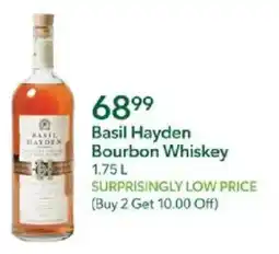 Publix Basil Hayden Bourbon Whiskey offer