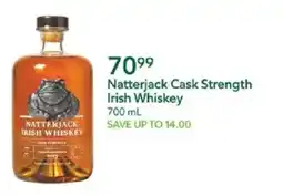 Publix Natterjack Cask Strength Irish Whiskey offer