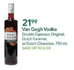 Publix Van Gogh Vodka offer