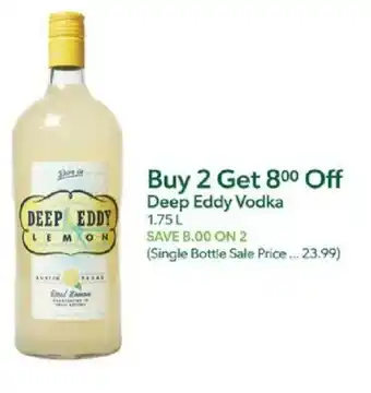 Publix Deep Eddy Vodka offer