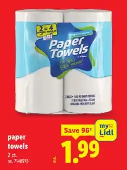 Lidl paper towels offer